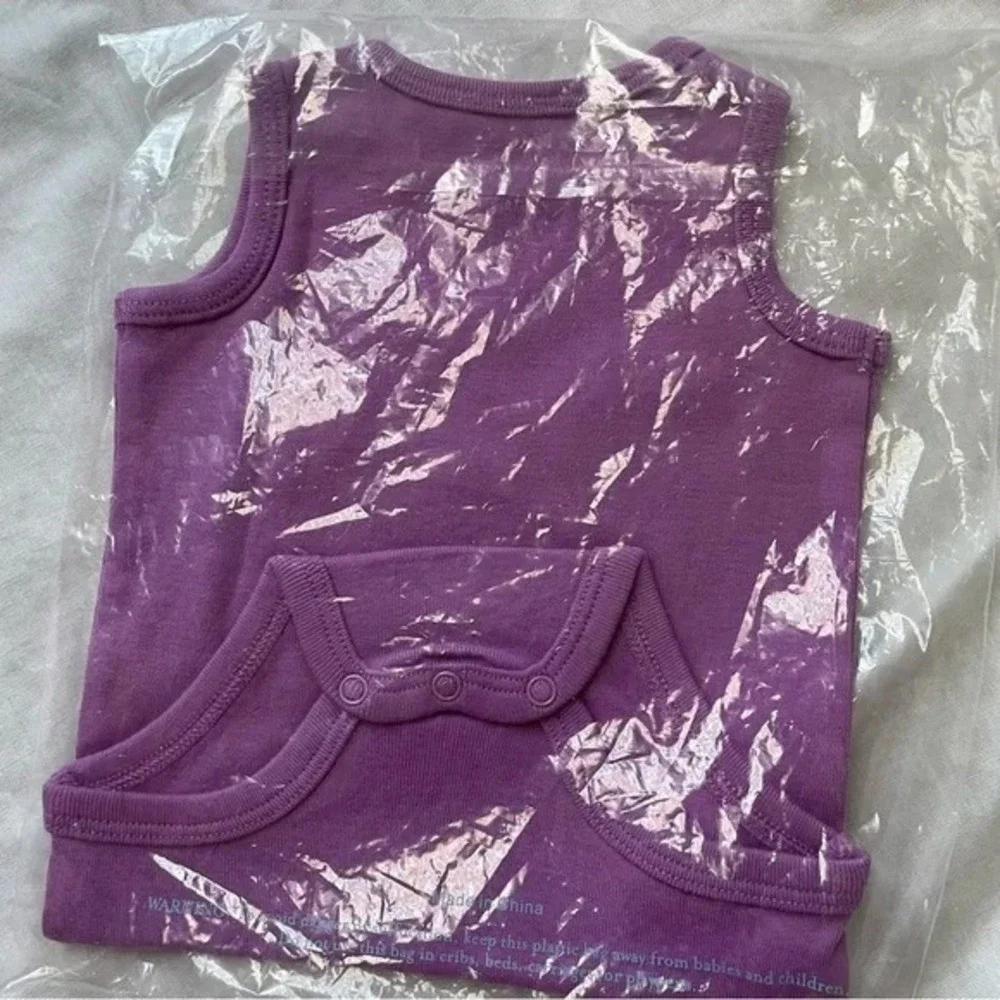 Primary Lilac The‎ Tank Babysuit, 3-6M